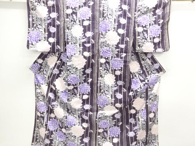JAPANESE KIMONO / YUKATA / COTTON / KIKU / T.Reiko